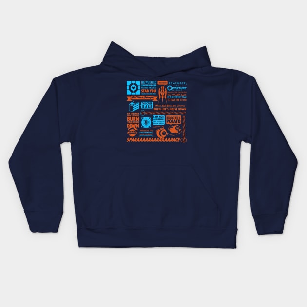 The Shirt is a Lie Kids Hoodie by TomTrager